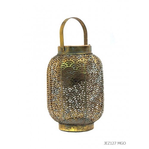 Lantern waves patina gold