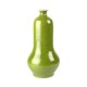 Pear vase glaze acid green