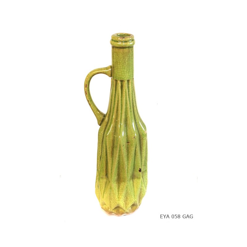 Vase year 50 green acid
