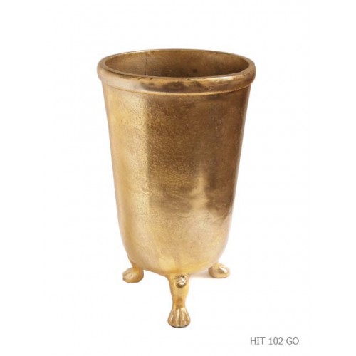 Vase pied lion or