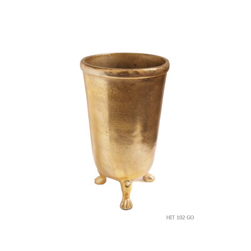 Vase lion feet gold