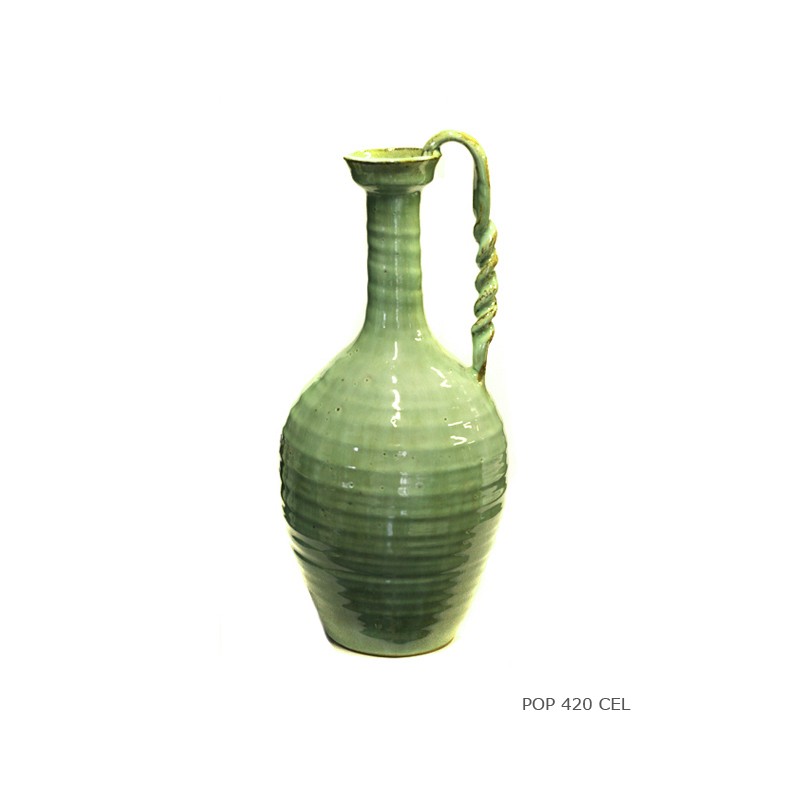 Mediteranean vase celadon