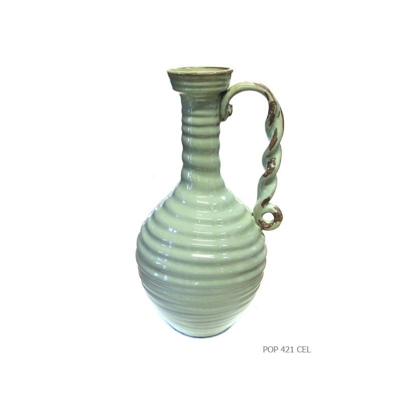 Mediteranean vase celadon