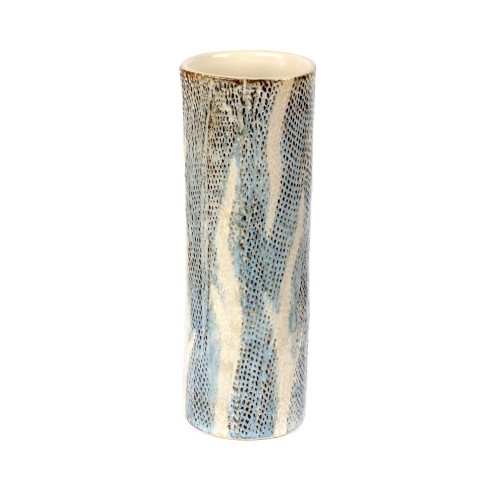 Straight vase textile effect