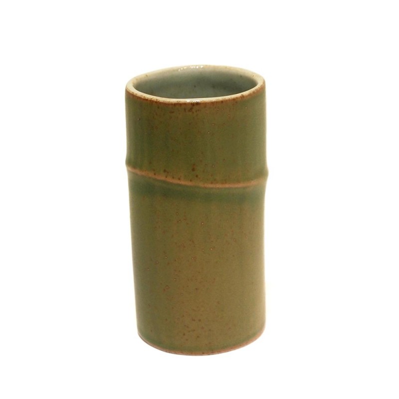 Vase bamboo imitation