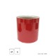Planter pot straight red mao
