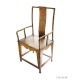 Fauteuil style ming patine bronze