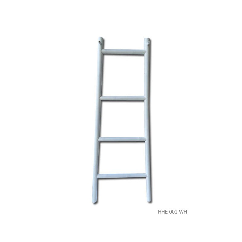 Ladder towel holder white