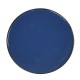 Round table enamelled dark blue