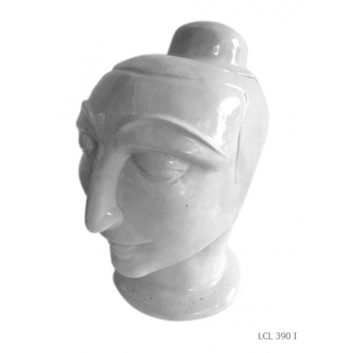 Man head white