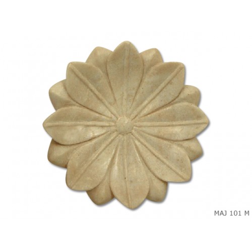 Plat lotus marbre