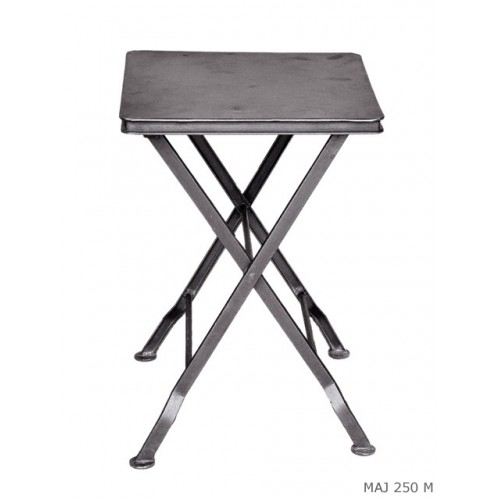 Square table iron foldable