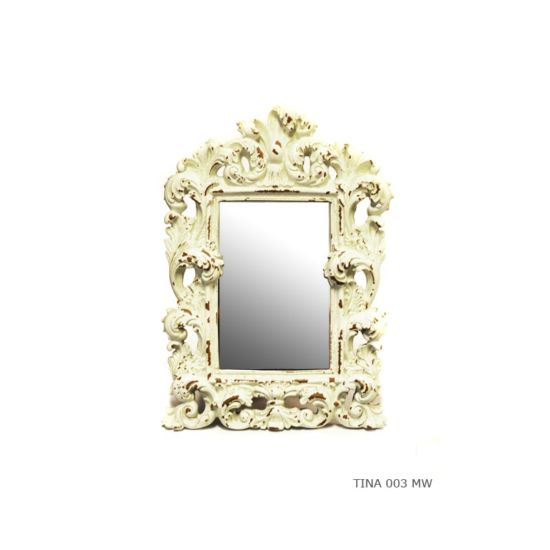 Mirror wood effect xviii c white