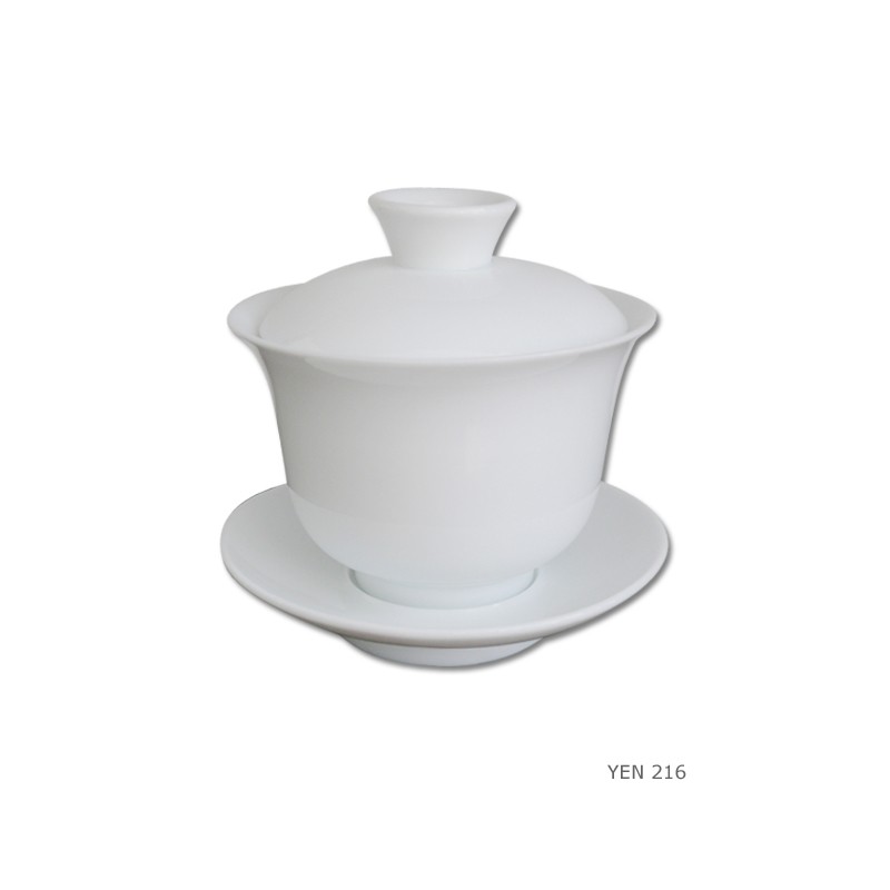 Set of 4 teacups with lid