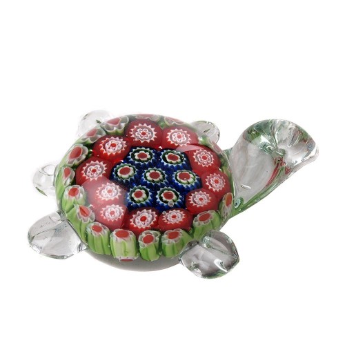 Sea turtle millefiori red