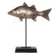 Fish on stand a silver