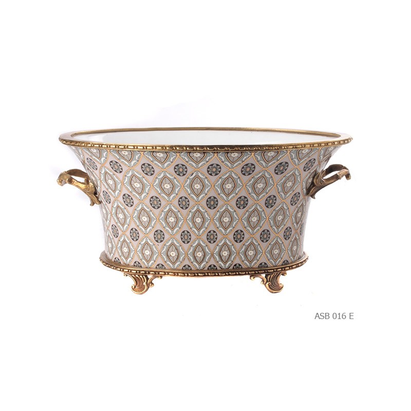 Oval bowl Napoleon III Kashmir
