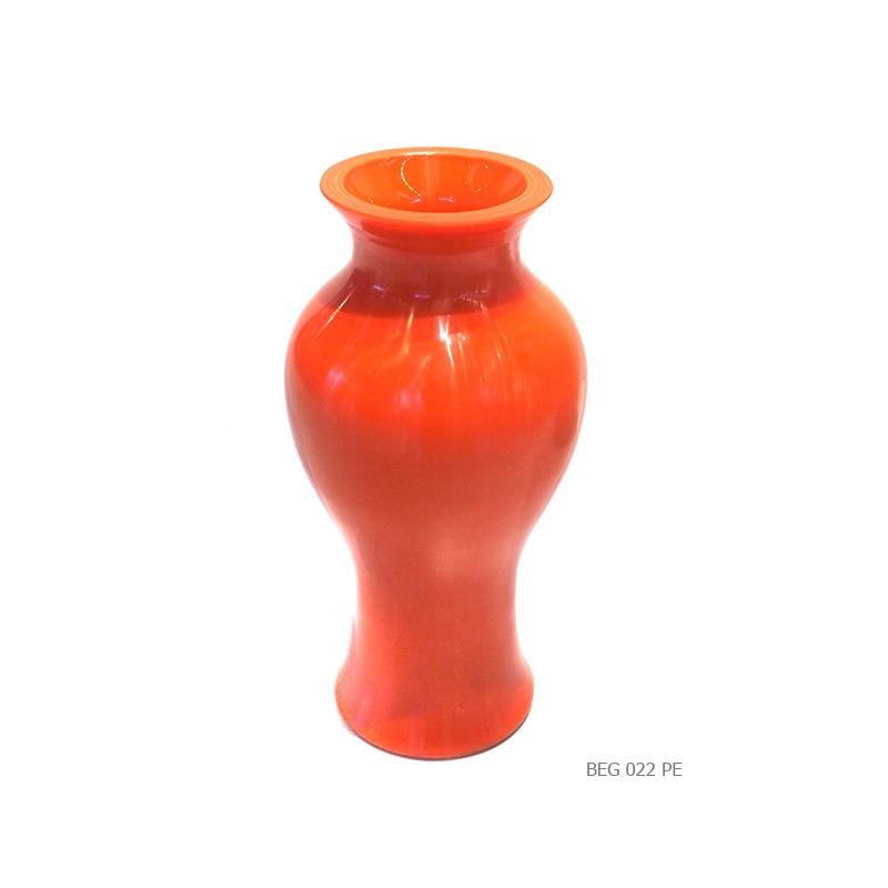 Long vase beijing glass persimmon