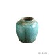 Pot gingembre rond turquoise