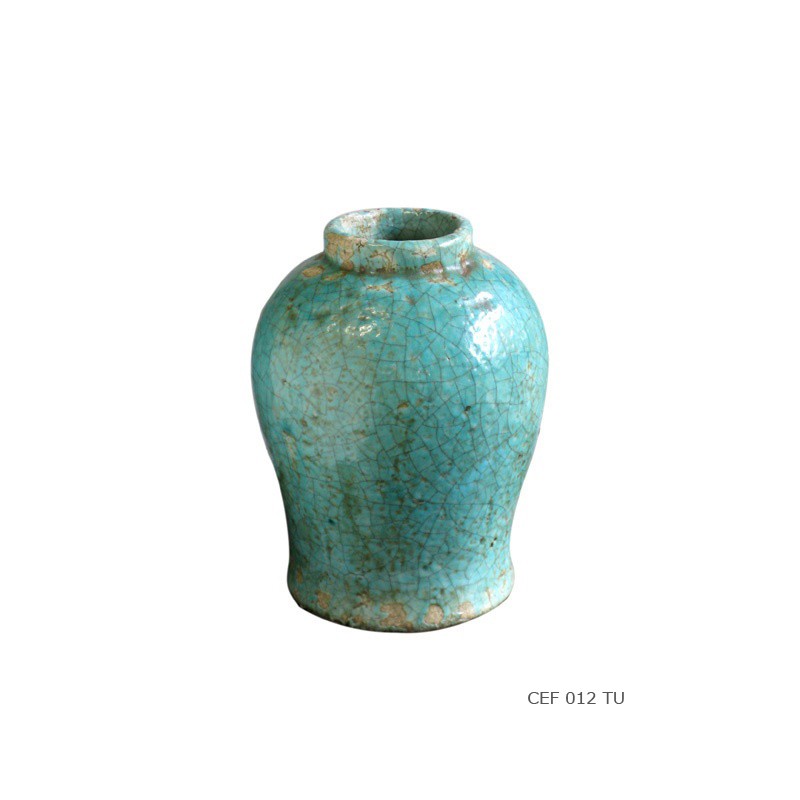 Pot gingembre turquoise