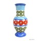 Vase classic circles polychrome