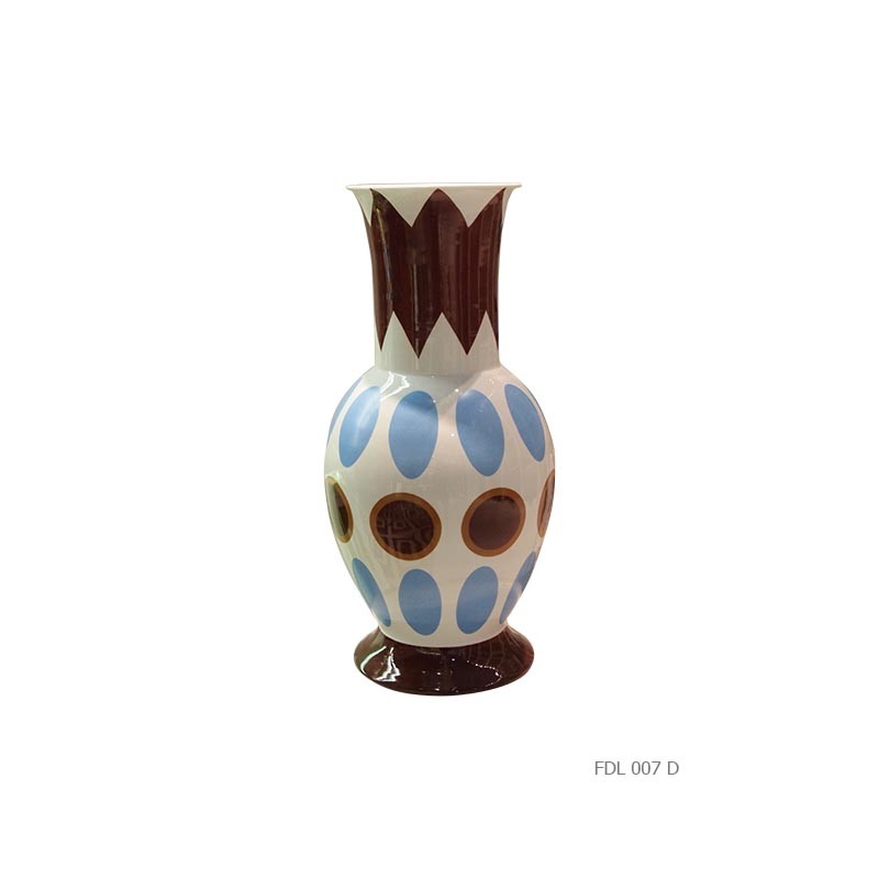 Vase classic crown brown