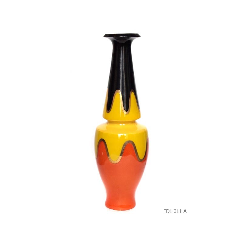 Long vase yellow