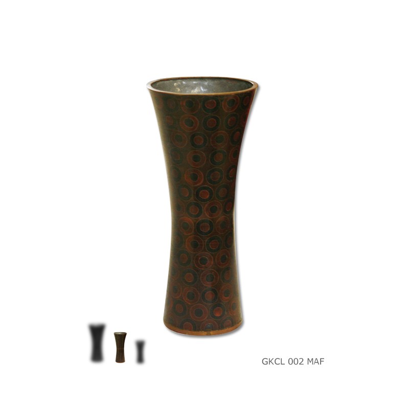 Vase corolle gokan bouclier