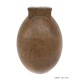 Round vase rattan braided