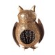 Candleholder owl gold metal