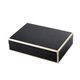 Lacquer box flat black white