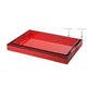 Lacquer tray red black