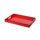Lacquer tray red black