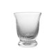 Set of 6 water glasses 'twist' clear