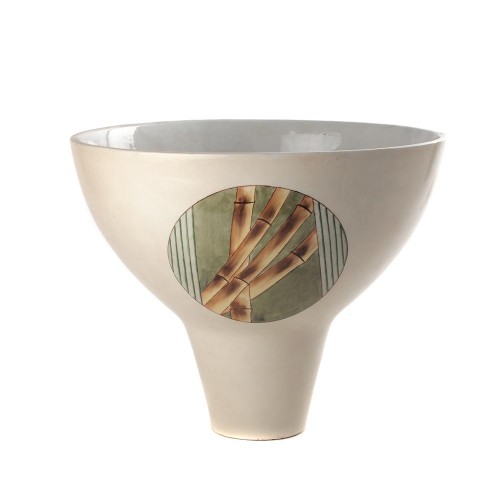 Vase corolle bambou
