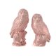 Set of 2 owls pink