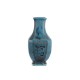 Vase qianlong hand sculpted turquoise