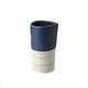 Vase pleat blue arts and crafts