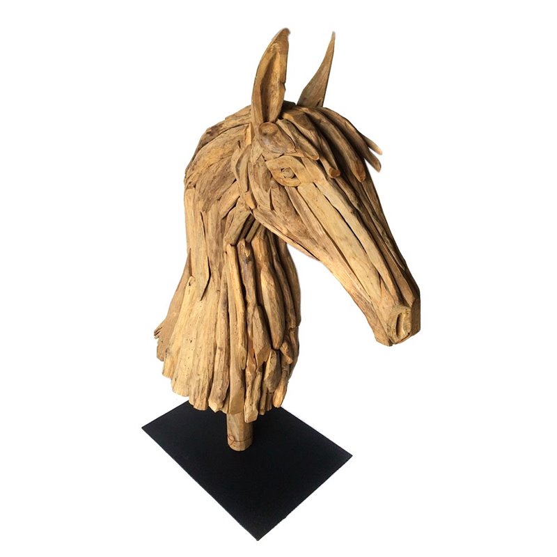 Horse head recycle wood 