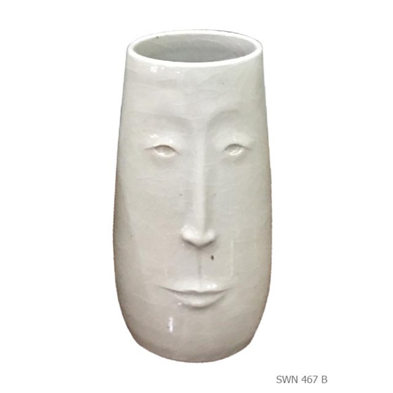 Vase happy man