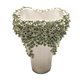 Oversized shell vase green