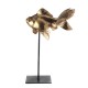 Fish on stand gold