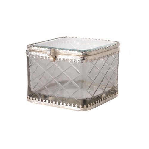 Napoleon III box square silver