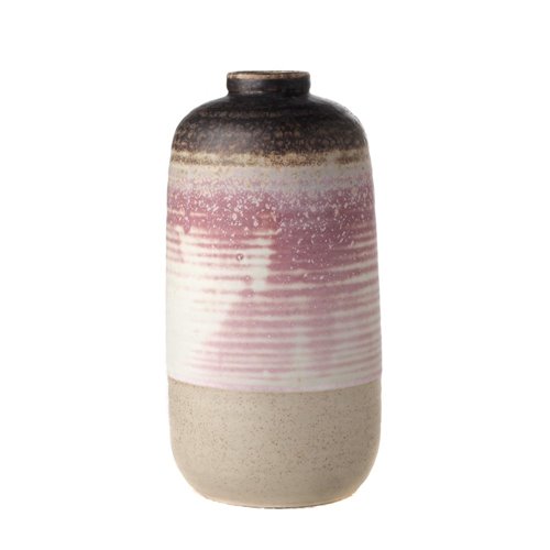 Vase straight arts and crafts pink