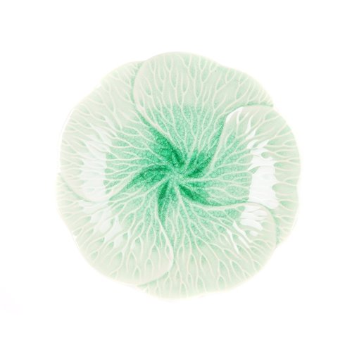 Pansy course plate green