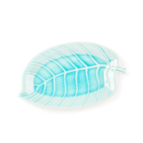 Leaf plate blue