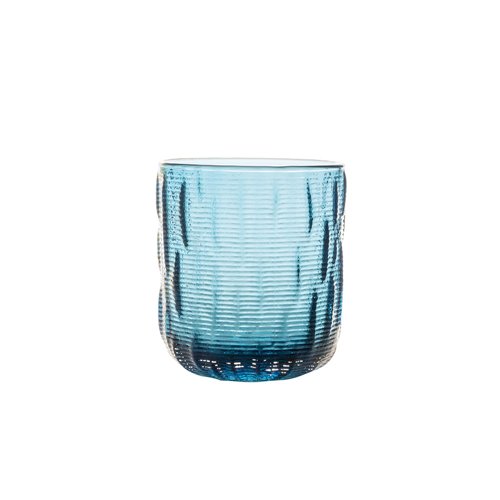 Water glass 'mara' dark blue