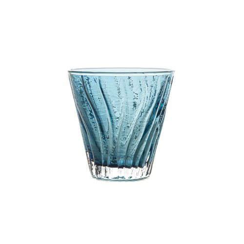Water glass 'rock' dark blue