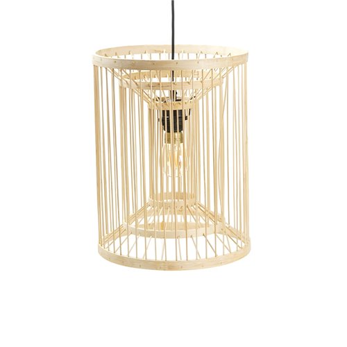 Birdie pendant lamp bamboo natural