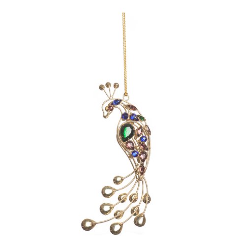 Peacock multicolour pearls